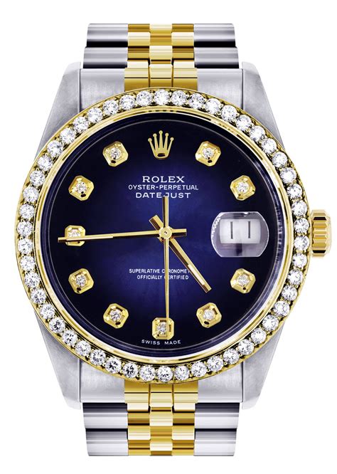 big face rolex with diamonds|Rolex with diamond bezel.